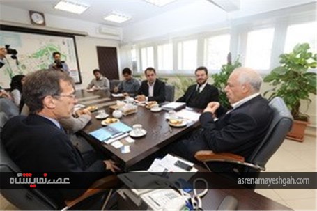 گزارش تصویری از دیدار هیات تجاری یونانی با دکتر اسفهبدی در محل دائمی نمایشگاههای بین المللی تهران