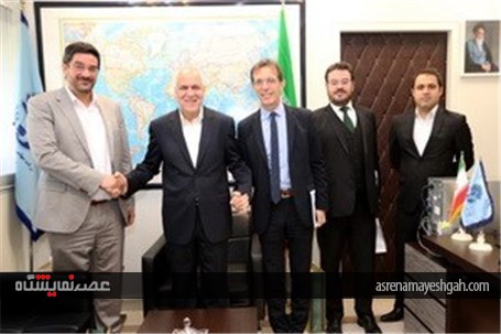 گزارش تصویری از دیدار هیات تجاری یونانی با دکتر اسفهبدی در محل دائمی نمایشگاههای بین المللی تهران