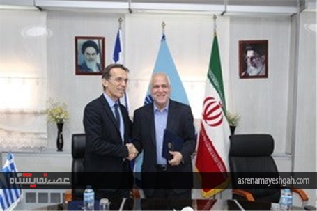 گزارش تصویری از دیدار هیات تجاری یونانی با دکتر اسفهبدی در محل دائمی نمایشگاههای بین المللی تهران