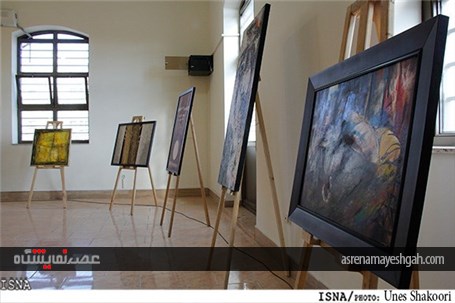 گزارش تصویری از نمایشگاه آثار هنرمندان معاصر در زنجان