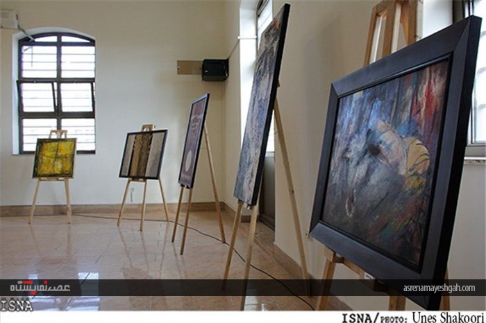 گزارش تصویری از نمایشگاه آثار هنرمندان معاصر در زنجان