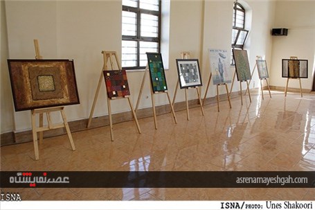 گزارش تصویری از نمایشگاه آثار هنرمندان معاصر در زنجان