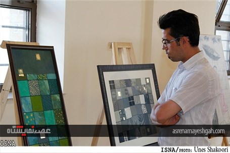 گزارش تصویری از نمایشگاه آثار هنرمندان معاصر در زنجان