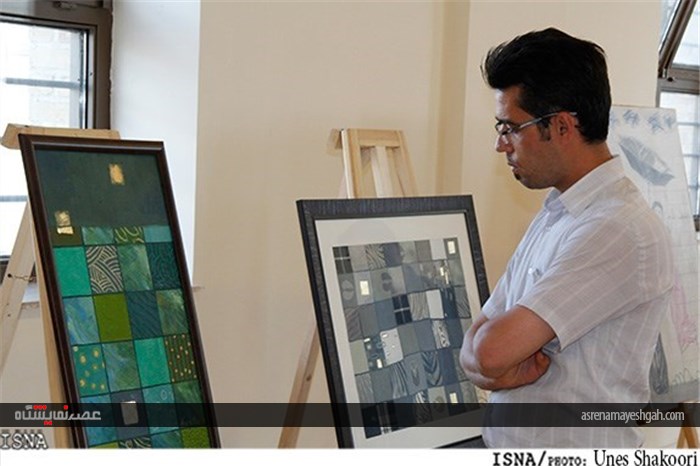 گزارش تصویری از نمایشگاه آثار هنرمندان معاصر در زنجان
