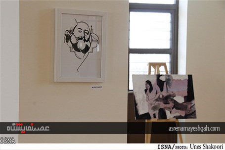 گزارش تصویری از نمایشگاه آثار هنرمندان معاصر در زنجان