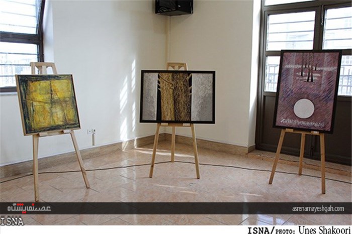 گزارش تصویری از نمایشگاه آثار هنرمندان معاصر در زنجان