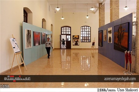 گزارش تصویری از نمایشگاه آثار هنرمندان معاصر در زنجان