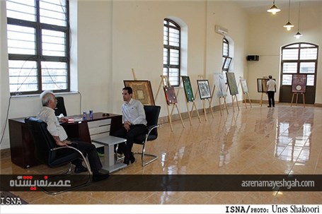 گزارش تصویری از نمایشگاه آثار هنرمندان معاصر در زنجان