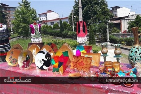 گشایش نمایشگاه صنایع دستی در چالوس