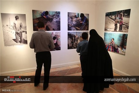 گزارش تصویری نمایشگاه عکس کودکان کار در خانه هنر مندان