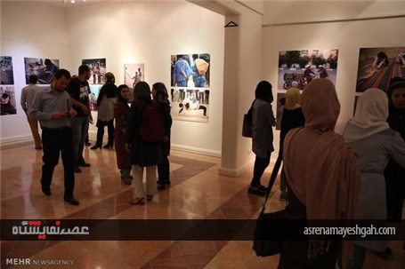 گزارش تصویری نمایشگاه عکس کودکان کار در خانه هنر مندان