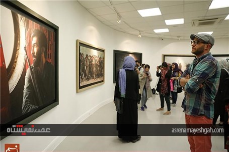 گزارش تصویری نمایشگاه عکس ایستاده در غبار