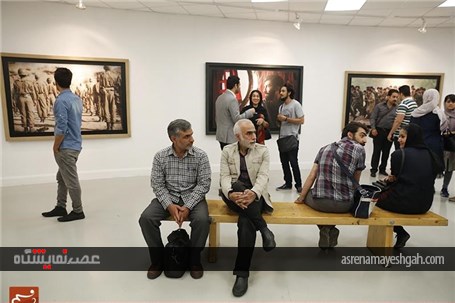 گزارش تصویری نمایشگاه عکس ایستاده در غبار