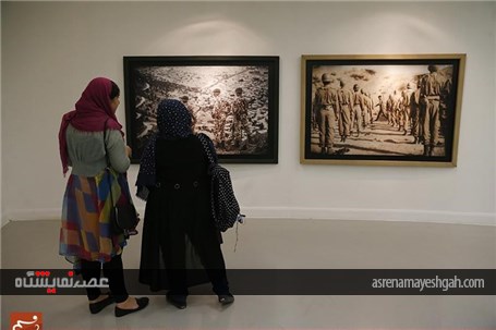 گزارش تصویری نمایشگاه عکس ایستاده در غبار