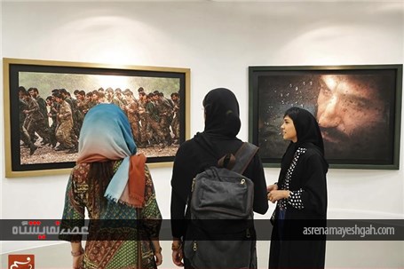 گزارش تصویری نمایشگاه عکس ایستاده در غبار