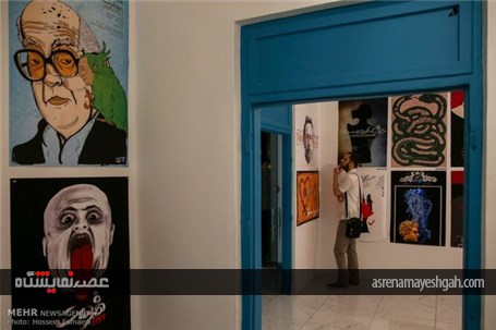 گزارش تصویری افتتاح نمایشگاه پوستربا عنوان به طور مستقل