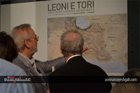 گزارش تصویری گشایش نمایشگاه هنر و تمدن ایران باستان در شمال ایتالیا