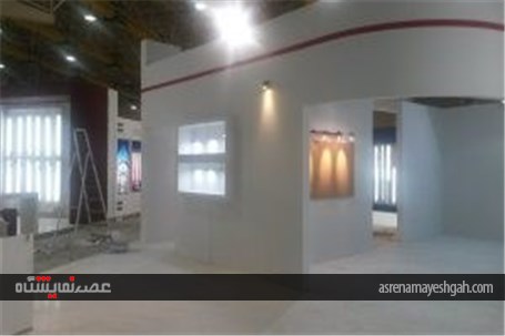 گزارش تصویری از آماده سازی غرفه های نهمین نمایشگاه بورس، بانک و بیمه