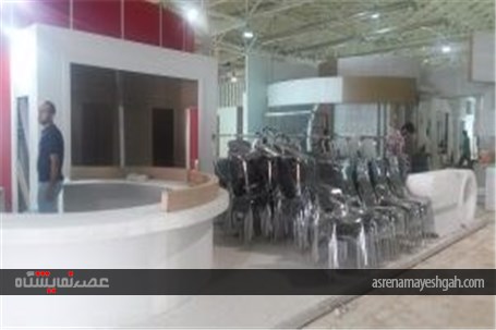 گزارش تصویری از آماده سازی غرفه های نهمین نمایشگاه بورس، بانک و بیمه