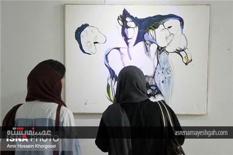 گزارش تصویری نمایشگاه نقاشی در فرهنگسرای طوبی