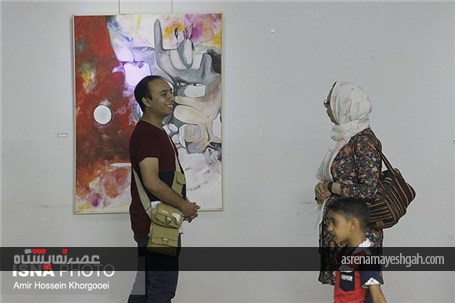 گزارش تصویری نمایشگاه نقاشی در فرهنگسرای طوبی