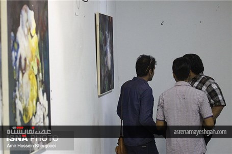 گزارش تصویری نمایشگاه نقاشی در فرهنگسرای طوبی