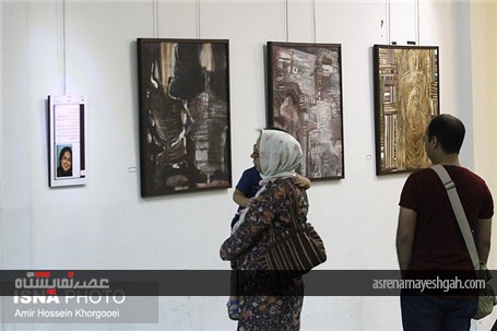 گزارش تصویری نمایشگاه نقاشی در فرهنگسرای طوبی