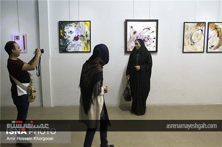 گزارش تصویری نمایشگاه نقاشی در فرهنگسرای طوبی