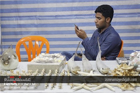 گزارش تصویری برگزاری نمایشگاه صنایع دستی در بندرعباس