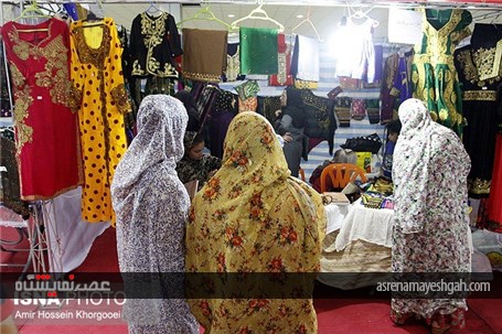 گزارش تصویری برگزاری نمایشگاه صنایع دستی در بندرعباس
