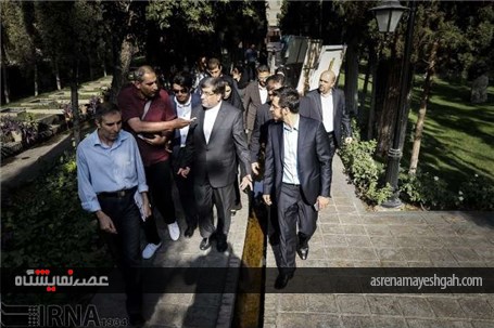 گزارش تصویری برگزاری نمایشگاه عکس به مناسبت تولد نلسون ماندلا در باغ نگارستان تهران