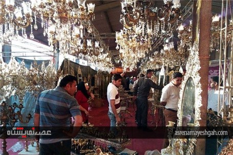 گزارش تصویری نمایشگاه تخصصی مبلمان و لوستر در پارس آباد
