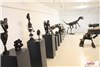 گزارش تصویری سومین نمایشگاه مجسمه‌های فلزات بازیافتی در قائم‌شهر