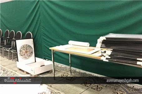 گزارش تصویری نمایشگاه آثار قرآنی خوشنویسان کشورمان در سوئد