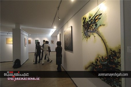 گزارش تصویری اختتامیه نمایشگاه عکس نقاشی خط رضویی