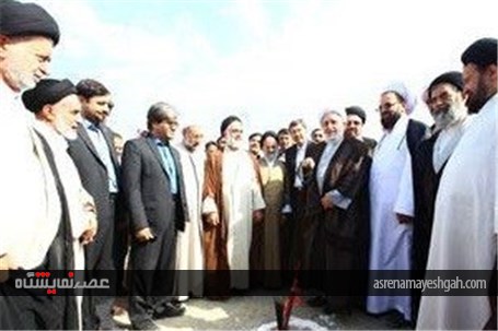گزارش تصویری کلنگ زنی مجموعه فرهنگی پروژه نمایشگاه بزرگ اصفهان
