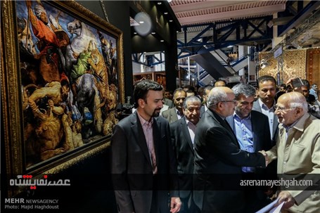 گزارش تصویری افتتاح بیست و پنجمین نمایشگاه فرش دستباف ایران