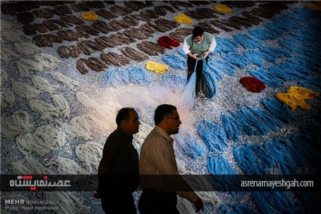 گزارش تصویری افتتاح بیست و پنجمین نمایشگاه فرش دستباف ایران
