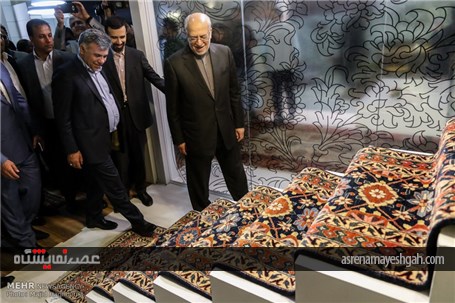 گزارش تصویری افتتاح بیست و پنجمین نمایشگاه فرش دستباف ایران