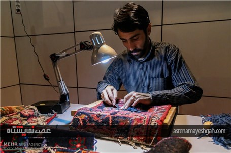 گزارش تصویری افتتاح بیست و پنجمین نمایشگاه فرش دستباف ایران