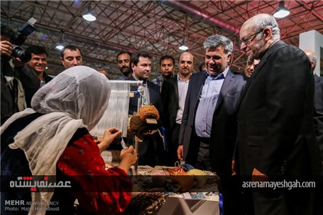 گزارش تصویری افتتاح بیست و پنجمین نمایشگاه فرش دستباف ایران