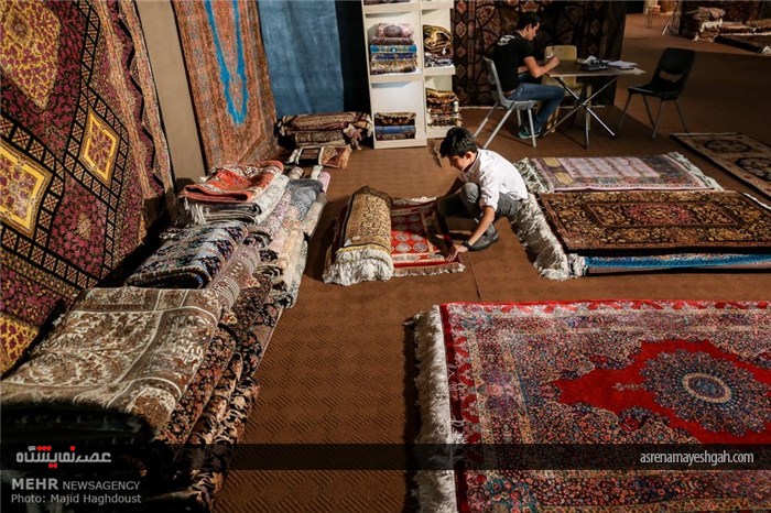 گزارش تصویری افتتاح بیست و پنجمین نمایشگاه فرش دستباف ایران