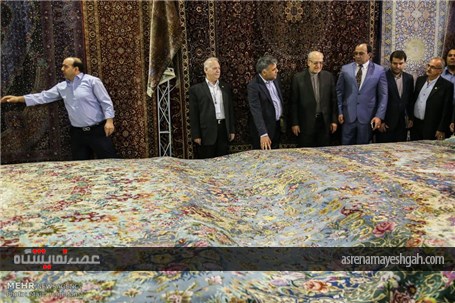 گزارش تصویری افتتاح بیست و پنجمین نمایشگاه فرش دستباف ایران