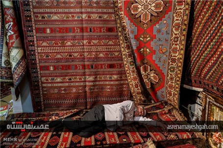 گزارش تصویری افتتاح بیست و پنجمین نمایشگاه فرش دستباف ایران