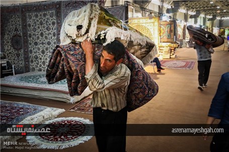 گزارش تصویری افتتاح بیست و پنجمین نمایشگاه فرش دستباف ایران