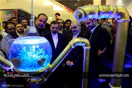 گزارش تصویری افتتاح نمایشگاه سیمای امید با حضور وزیر ارتباطات