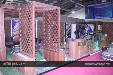 مراحل غرفه آرایی شانزدهمین نمایشگاه تخصصی صنعت ساختمان همدان