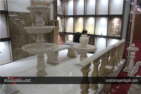 مراحل غرفه آرایی شانزدهمین نمایشگاه تخصصی صنعت ساختمان همدان