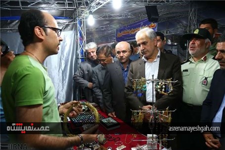 گزارش تصویری بازدید استاندار از ششمین نمایشگاه سراسری صنایع دستی خراسان شمالی