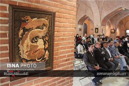 گزارش تصویری دومین نمایشگاه معرق چوب هنرمندان نمینی
